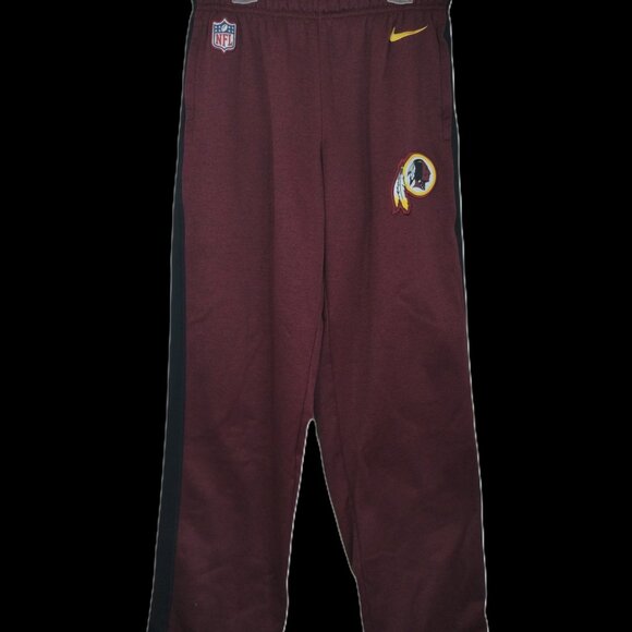 Nike Washington DC Redskins Sweatpants Team Issued Mens Small Red Old Logo - Picture 3 of 11